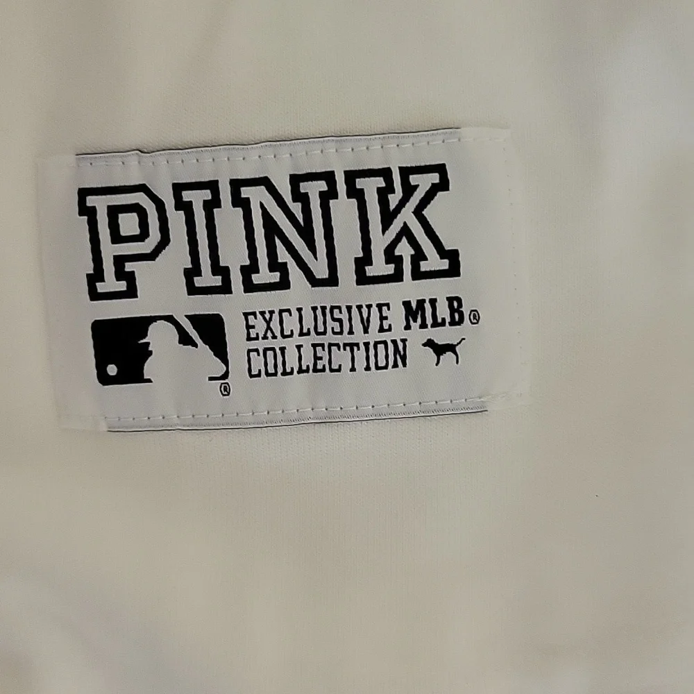 Victoria's Secret Pink Detroit Tigers white sequin shirt women's  sz XS New - Picture 5 of 6